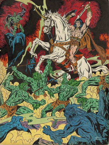 Joe jusko conan lizard - vs., men