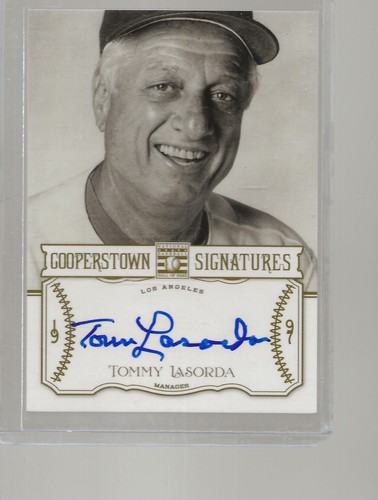 2013 tommy lasorda - tommy, panini