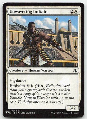Unwavering initiate - #36, (nm)