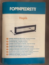 Sponda Da Letto Foppapedretti Hoplà 150 Cm, per Bambini e anziani, Pari al nuovo