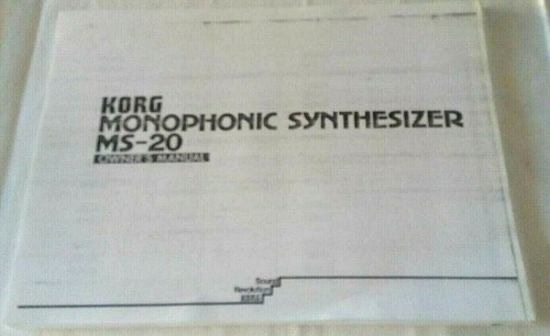 Manuale korg monophonic - manuale,