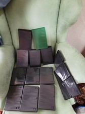 LOTTO CUSTODIE PLASTICA RIGIDA PER VIDEOCASSETTE VHS E DVD E CD STOCK