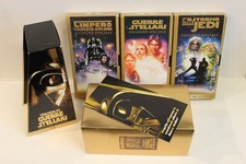 BOX COFANETTO TRILOGIA STAR WARS GUERRE STELLARI 3 VHS EDIZIONE SPECIALE THX