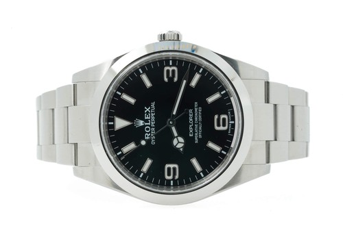 Rolex explorer black dial - rolex,