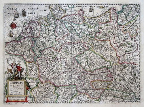 Germania originale incisione - germania,