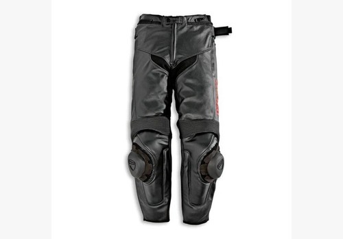 Pantaloni moto pelle - in,