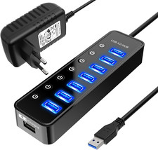 Hub USB 3.0 Alimentato 7+1
