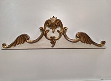 Cimasa laccata e dorata sopra porta Epoca 900'