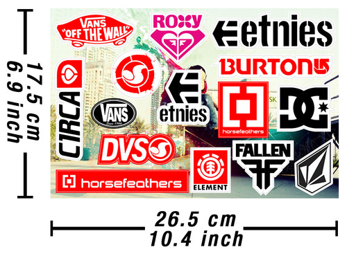 Adesivo skate snowboard