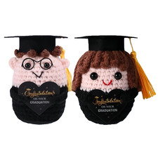 Mini bambole all'uncinetto