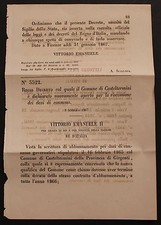Regio decreto dichiarato - regio,
