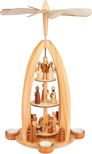 Piramide natale legno - in,