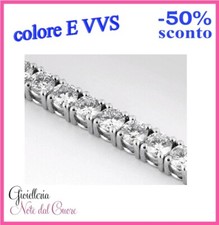 BRACCIALE TENNIS IN ORO BIANCO