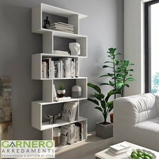 Libreria moderna bianco opaco