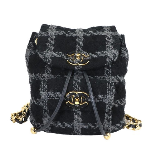 Chanel zaino catena tweed - chanel,