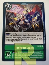 2x Positron Laser ® BT3-104 C ® Comune ® Digimon Ver. 1.5 ® Inglese