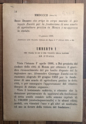 Monza 1888 regio - ,