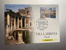 2011 Cartolina Filatelica Villa Adriana Tivoli