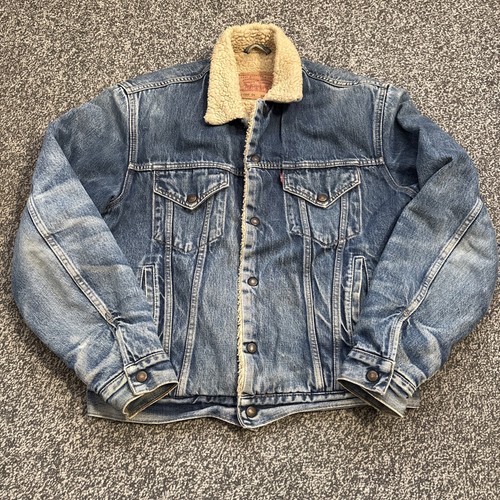 Levi giacca denim sherpa - levi’s,