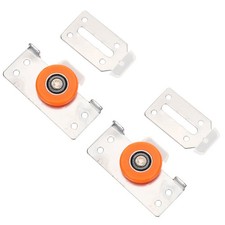  2 Sets Rotelle Per Armadio Scorrevole Kit Ruote Ante Scorrevoli Ruota Porta