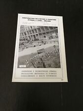 1961 PAVIMENTAZIONE STRADA VIA ALBRICCI A MILANO POSATORI SELCIATORI  EPOCA
