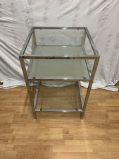 Tavolino Espositivo In Vetro