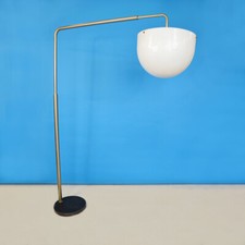 LAMPADA DA TERRA AD ARCO REGOLABILE ANNI '70