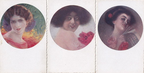 Lotto cartoline donnine - cartoline,