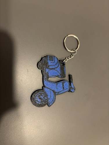 Vespa keychain custom made - keychain,