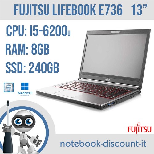 Notebook fujitsu lifebook e736 - fujitsu,