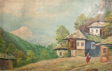 Dipinto ad olio firmato arte