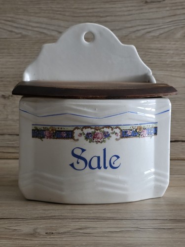 Vecchio porta sale ceramica - vecchio,