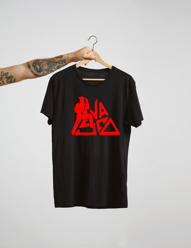 Shirt nera unisex con - ,