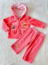 Set tuta Winnie the Pooh vintage Disney bambino anni 2000 12m velluto Y2K