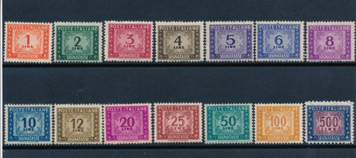 Italia 1947 segnatasse - italia, 1947/54