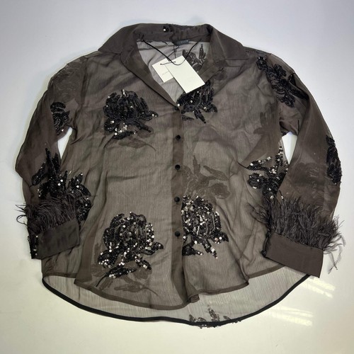 Zara blusa donna con bottoni - blusa,