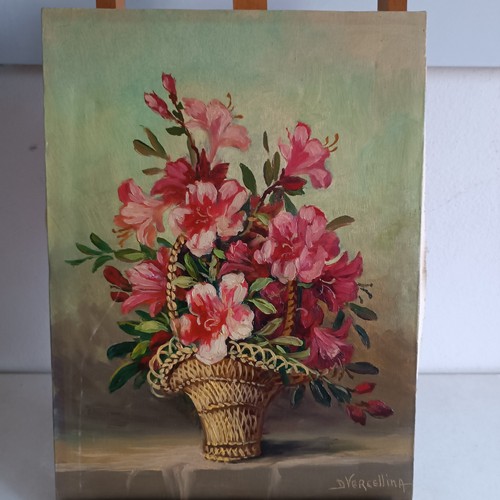 Vercellina cesto con fiori - d.vercellina,,