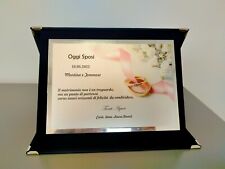 Targa regalo ,ricordo, ricorrenza, premiazione .Personalizzata