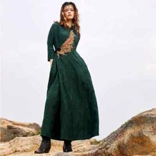 Abito vestito donna maxi lungo