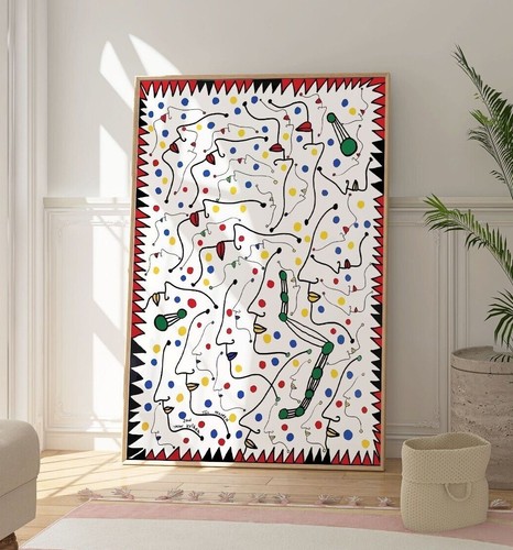 Poster design modello astratto