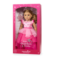 American Girl 2024 Pink Stardust bambola da collezione nuova mai rimossa dalla scatola