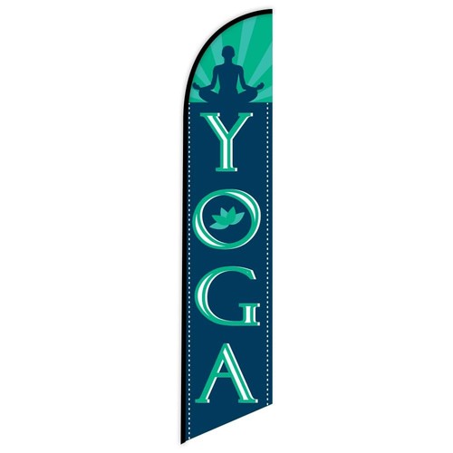 Yoga swooper bandiera piuma - swooper,