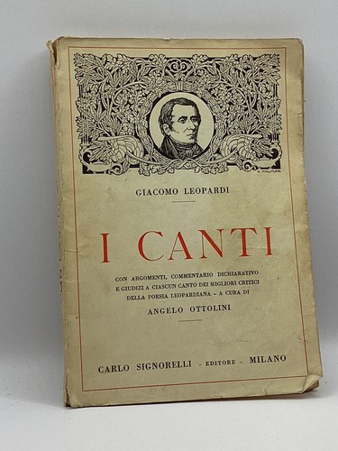 Canti giacomo leopardi - canti,