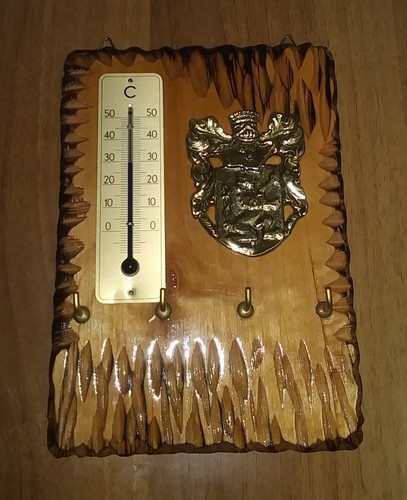 Termometro legno con - termometro,