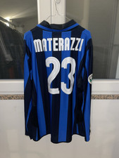 Maglia Inter Match Worn Shirt Issued Materazzi Centenario