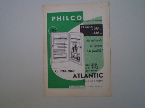 Advertising pubblicità 1958 - advertising,