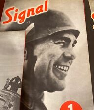 6 Riviste SIGNAL N 1-6: 1941 GUERRA RIVISTA ITALO TEDESCA A CURA DELLA WEHRMACHT