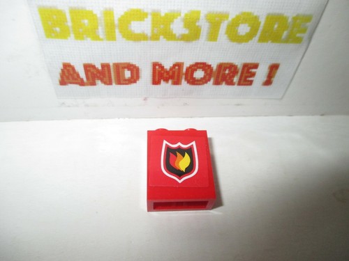 Lego brick 1x2x2 fire - 1x,