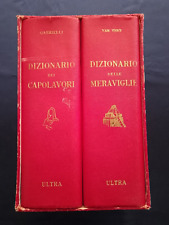 '' DIZIONARIO DELLE MERAVIGLIE / DIZIONARIO DEI CAPOLAVORI '' 1945/1950 ULTRA
