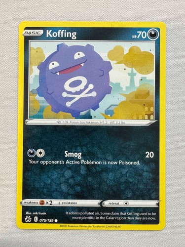 Koffing 075 159 corona comune - 075/159,
